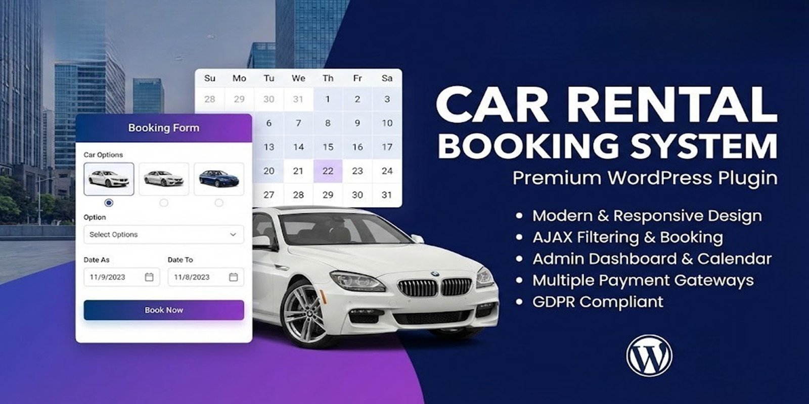 Car Rental Booking Pro – Multi-Vendor – WordPress